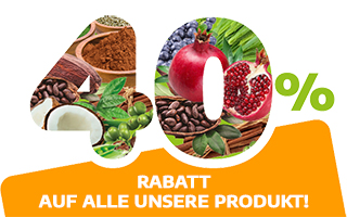 40 % Rabatt auf ALLE Produkte!